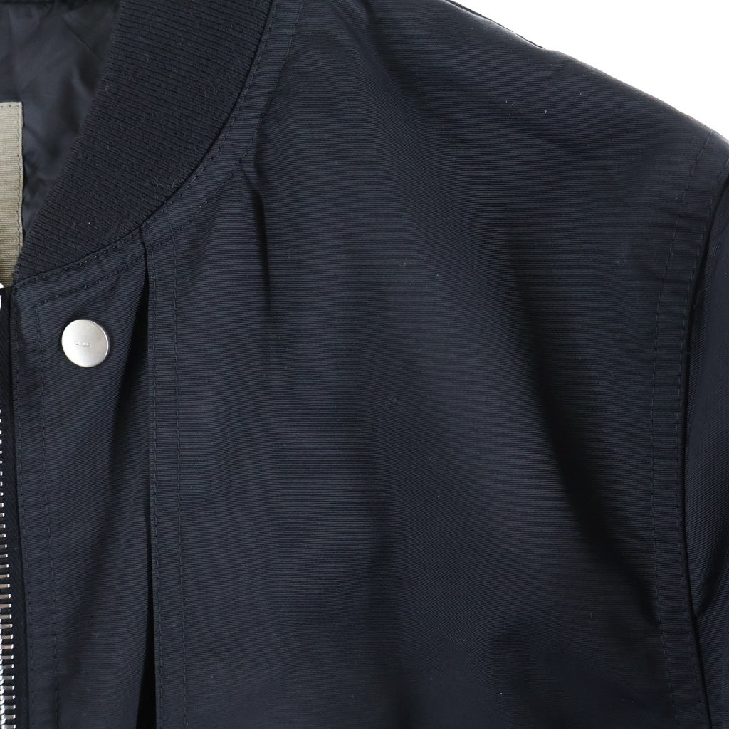 Rick Owens DRKSHDW(リックオウエンス ダークシャドウ) Lido Flight Jacket リド フライト ナイロンジャケット ブラック DU01C6774-MU