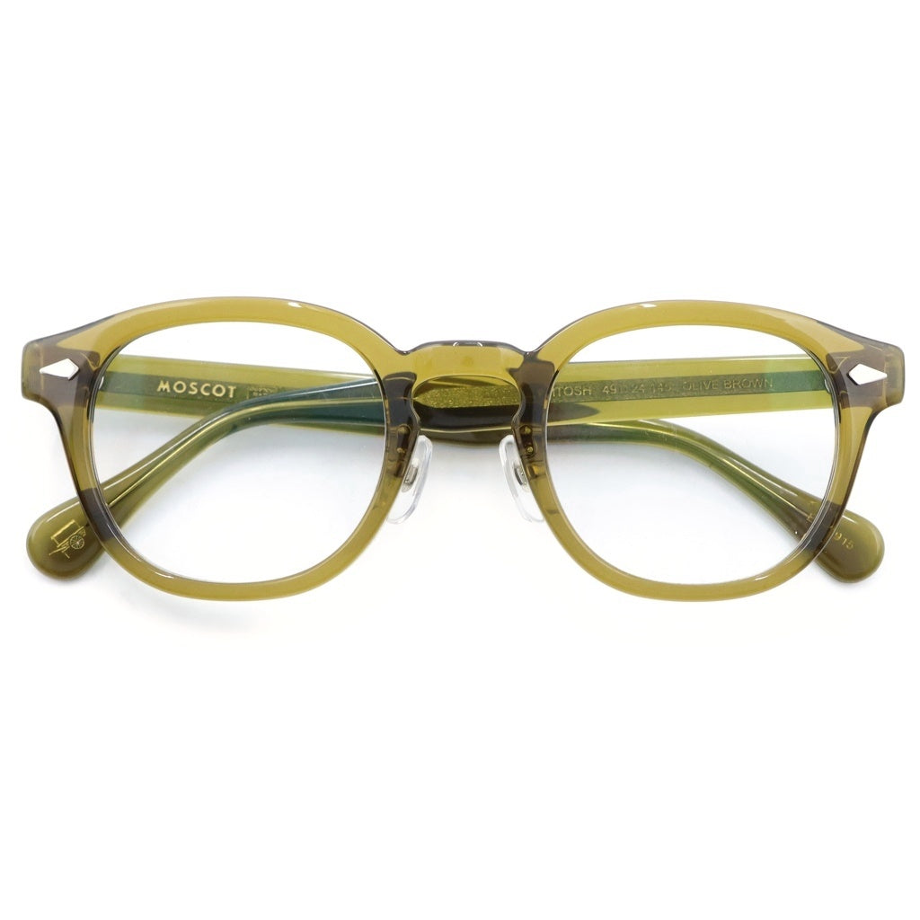 MOSCOT(モスコット) LEMTOSH 49 Olive Brown レムトッシュ ウェリントンサングラス メガネ オリーブブラウン