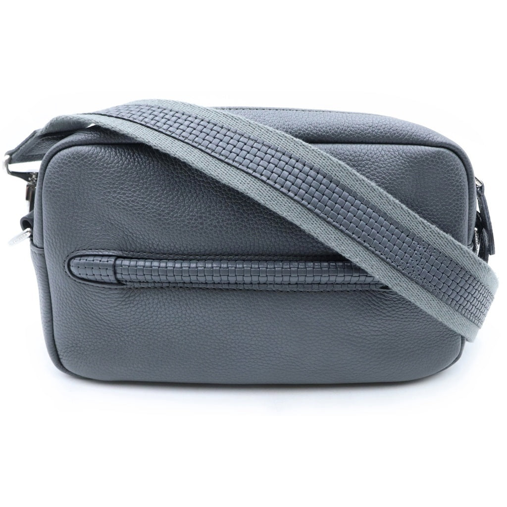 PELLE MORBIDA(ペッレ モルビダ) Hawser MH011 レザーショルダーバッグ グレー レディース