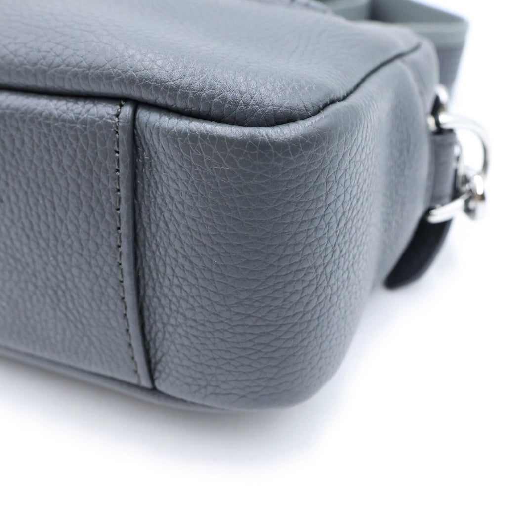 PELLE MORBIDA(ペッレ モルビダ) Hawser MH011 レザーショルダーバッグ グレー レディース