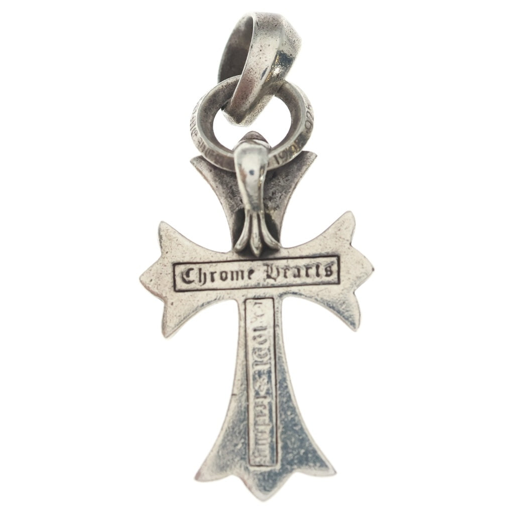 CHROME HEARTS(クロムハーツ) CH CRS SML W/BALE Wベイル スモールCHクロス ペンダントトップ シルバー BCA218