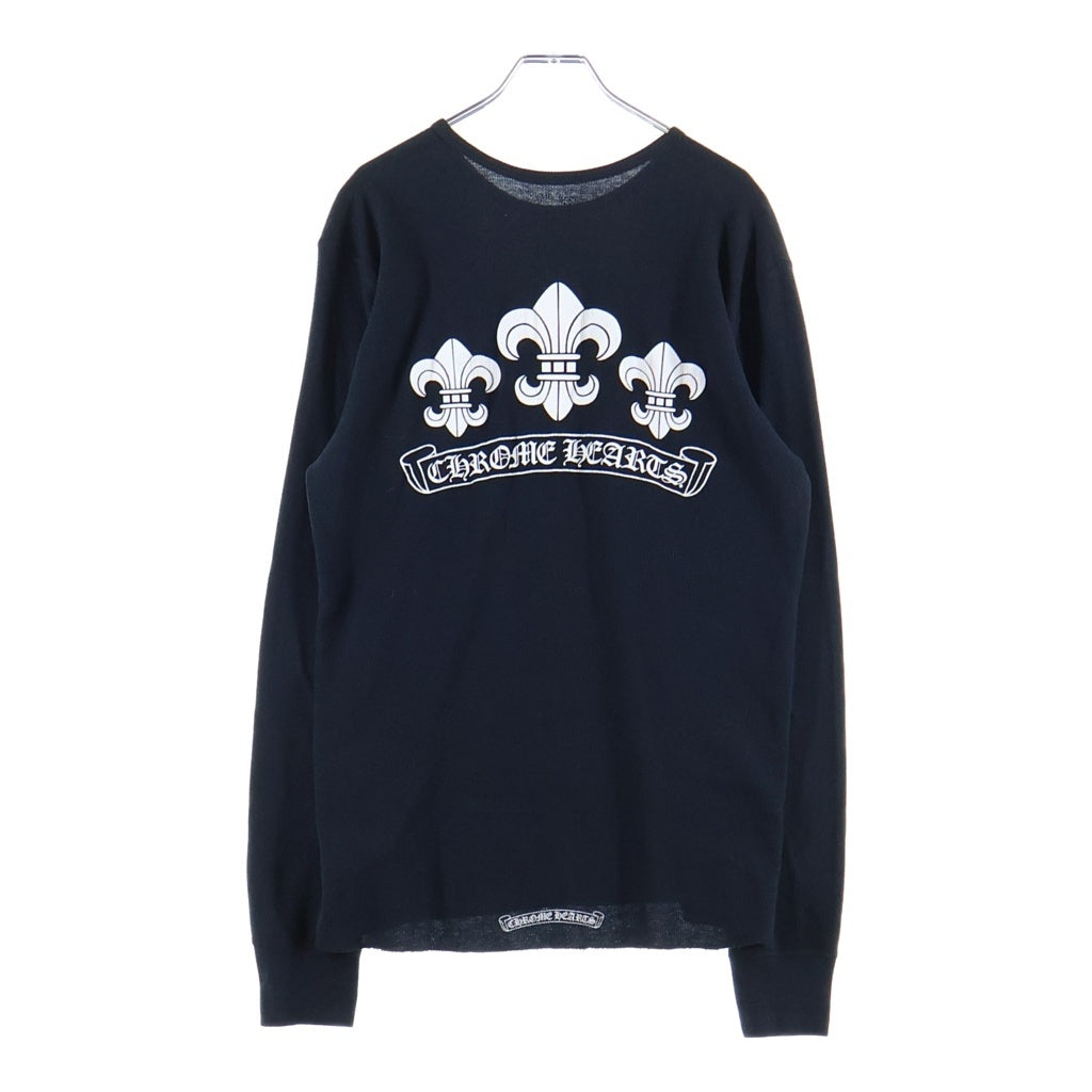 CHROME HEARTS(クロムハーツ) OLD THERMAL トリプルフレア サーマル トリプルクロス 長袖Tシャツ ロングスリーブ ブラック