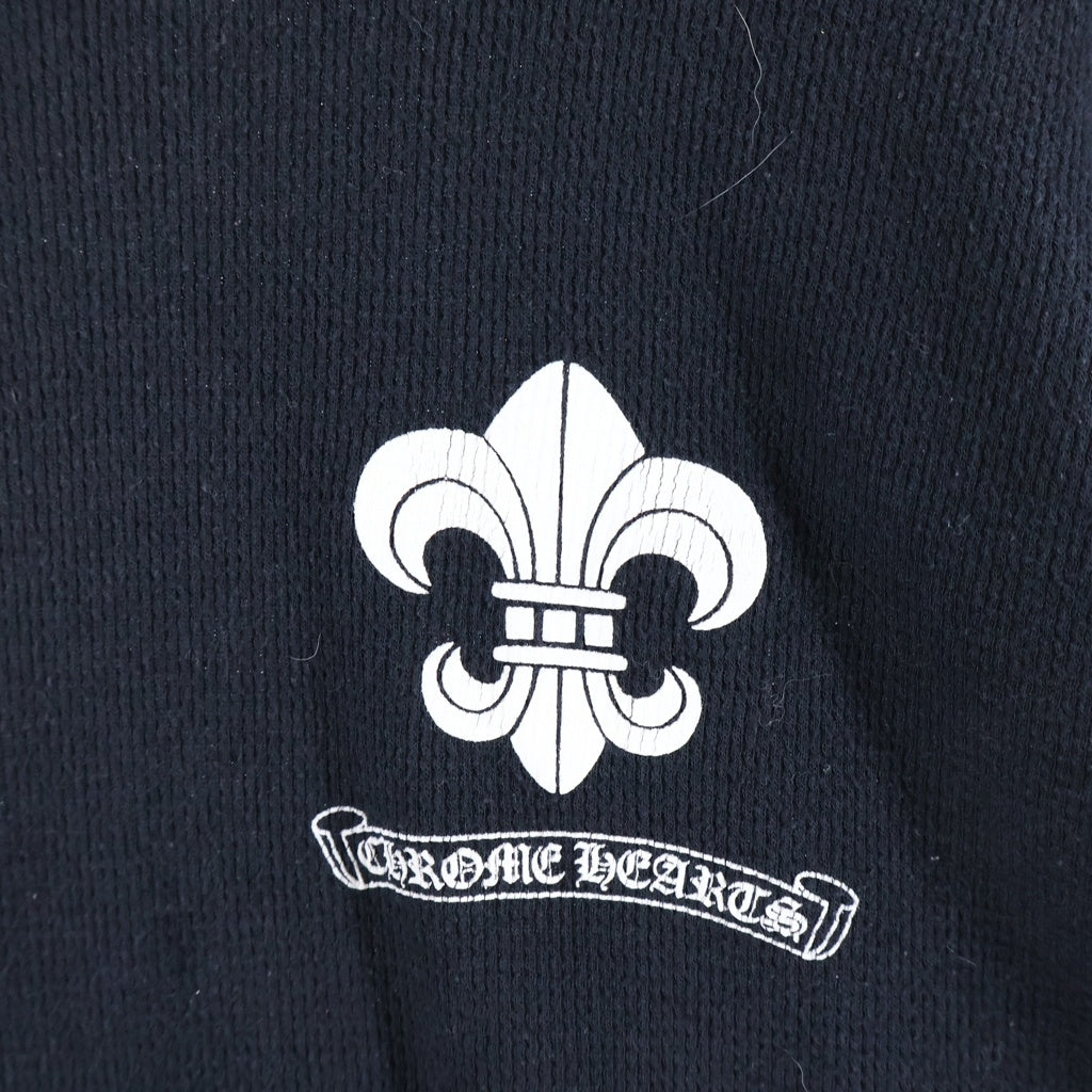 CHROME HEARTS(クロムハーツ) OLD THERMAL トリプルフレア サーマル トリプルクロス 長袖Tシャツ ロングスリーブ ブラック