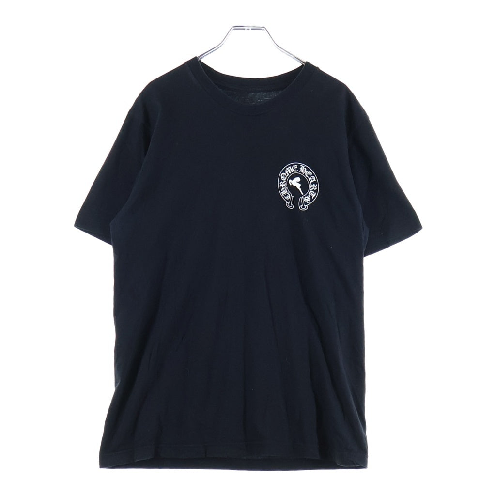 CHROME HEARTS(クロムハーツ) FOTI COLL Horseshoe Print Tee フォティコール ホースシュー 半袖Tシャツ カットソー ブラック