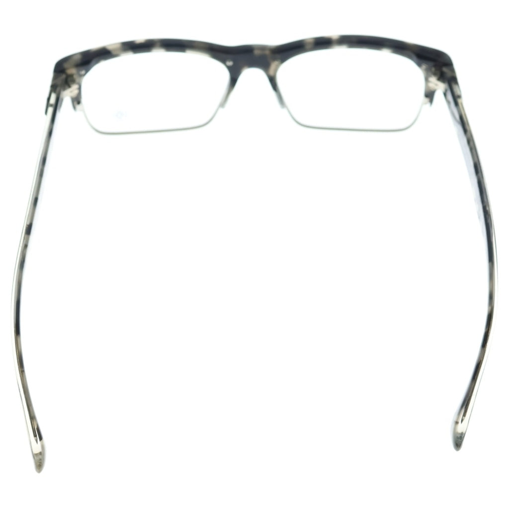 CHROME HEARTS(クロムハーツ) MINGUS ミンガス ハーフリム アイウェア 眼鏡 メガネ ブラック/ホワイト 度入り