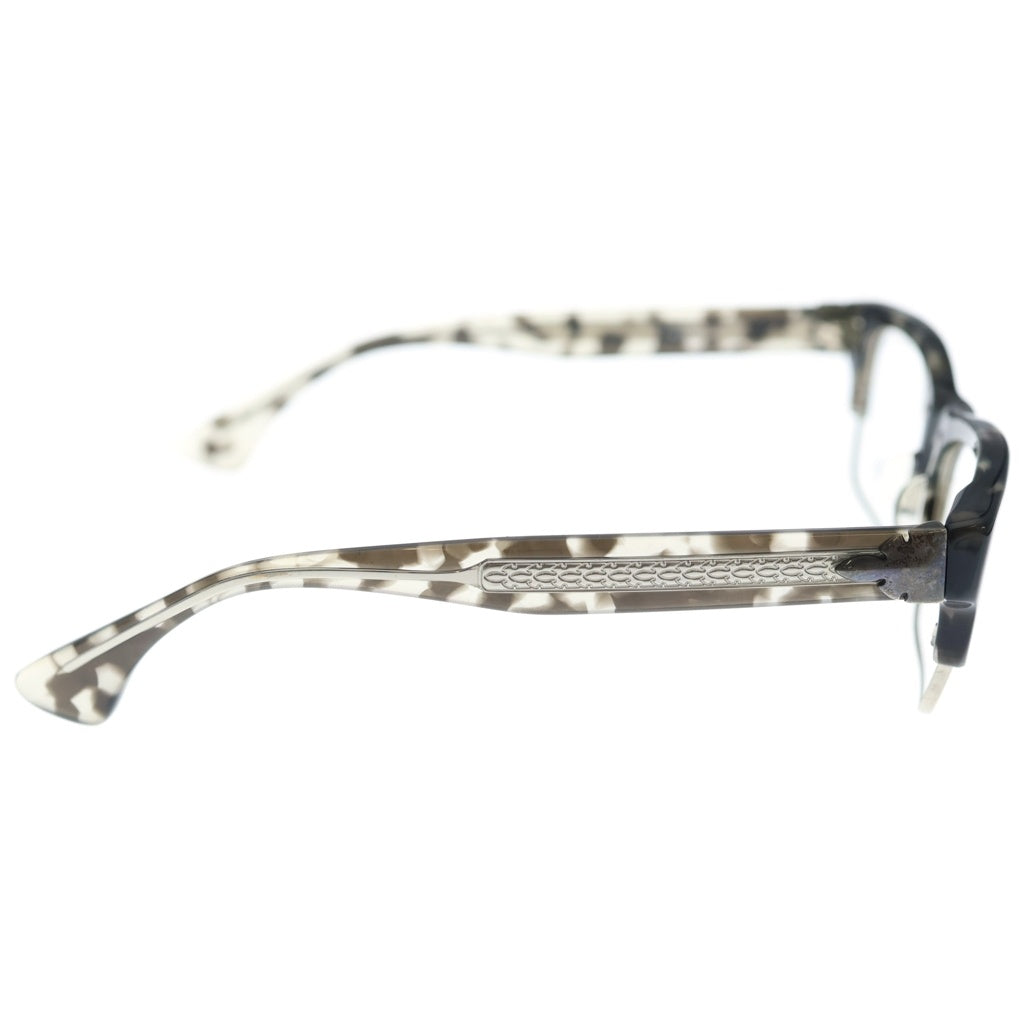 CHROME HEARTS(クロムハーツ) MINGUS ミンガス ハーフリム アイウェア 眼鏡 メガネ ブラック/ホワイト 度入り