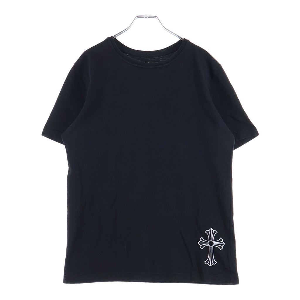 A&G(エーアンドジー) トリプルクロス パッチ 半袖Tシャツ カットソー ブラック