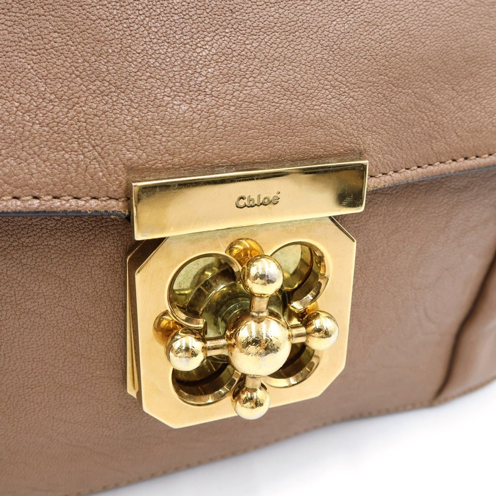 Chloe(クロエ) エルシー チェーン ショルダーバッグ ブラウン レディース