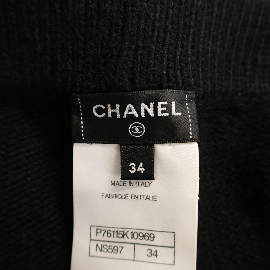 CHANEL(シャネル) ココマーク P76 カシミヤ ハーフ パンツ ブラック P76115K10969 レディース