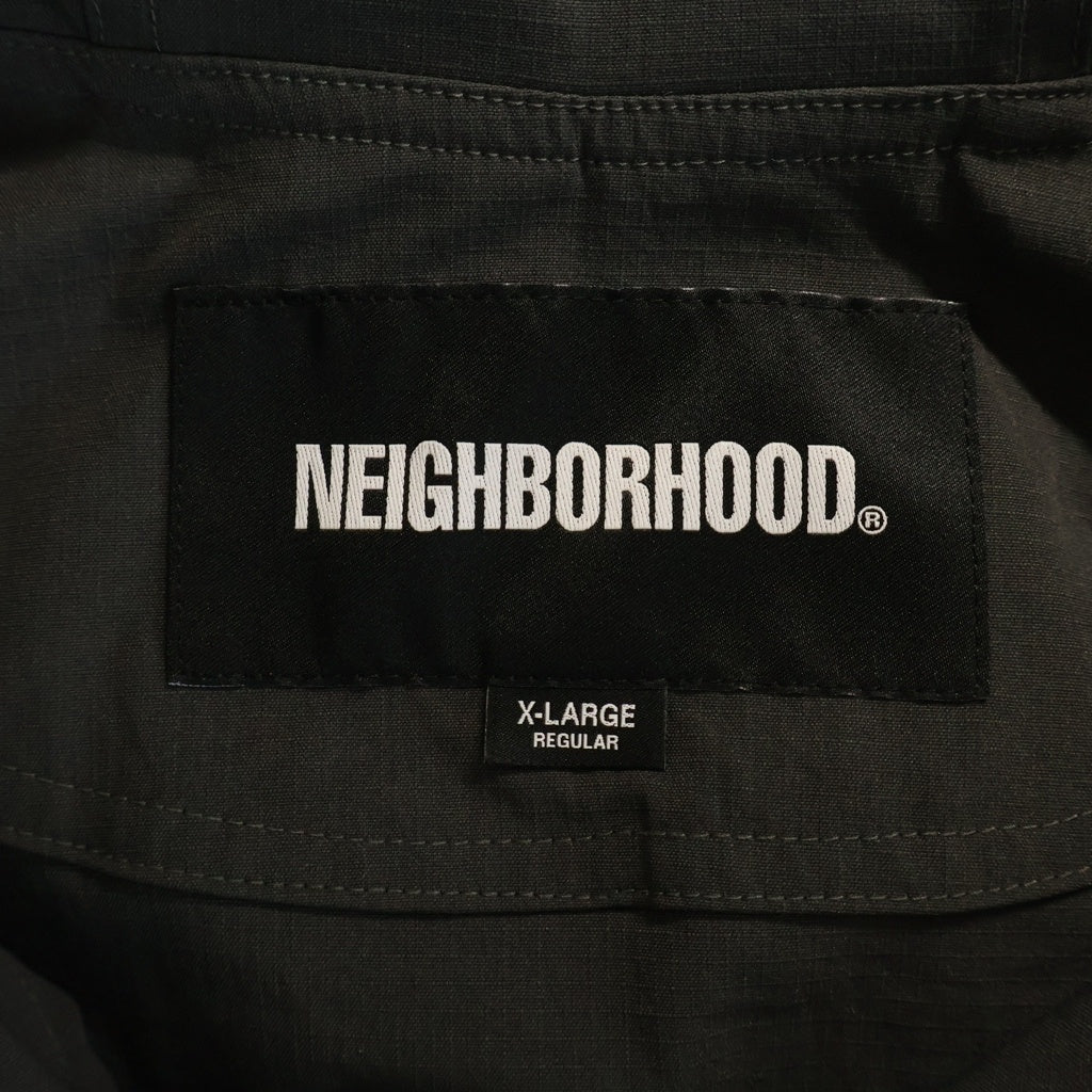NEIGHBORHOOD(ネイバーフッド) ANORAK JACKET アノラック ハーフジップ ナイロンジャケット グレー 261TSNH-JKM04