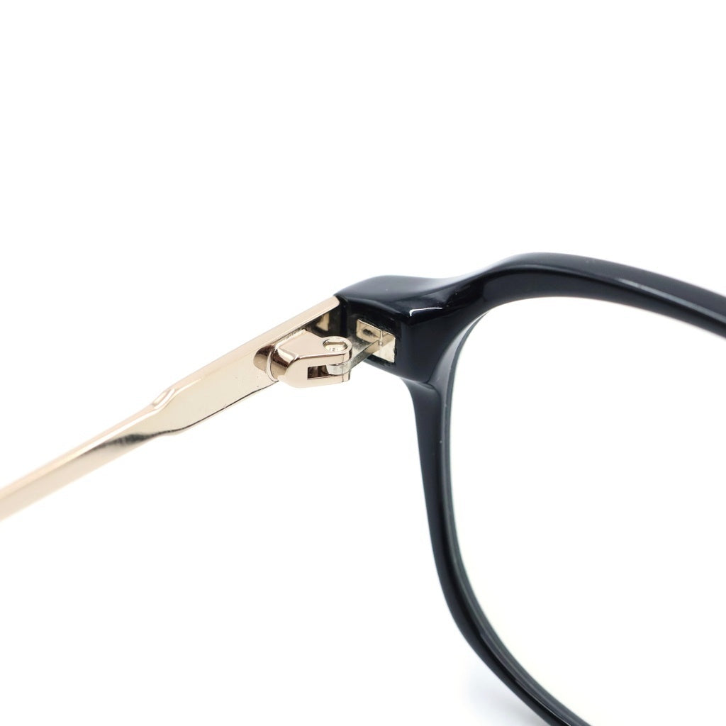 TOM FORD(トムフォード) アジアンフィット スクエア クリアレンズ サングラス メガネ ブラック/ゴールド TF5927-D-B