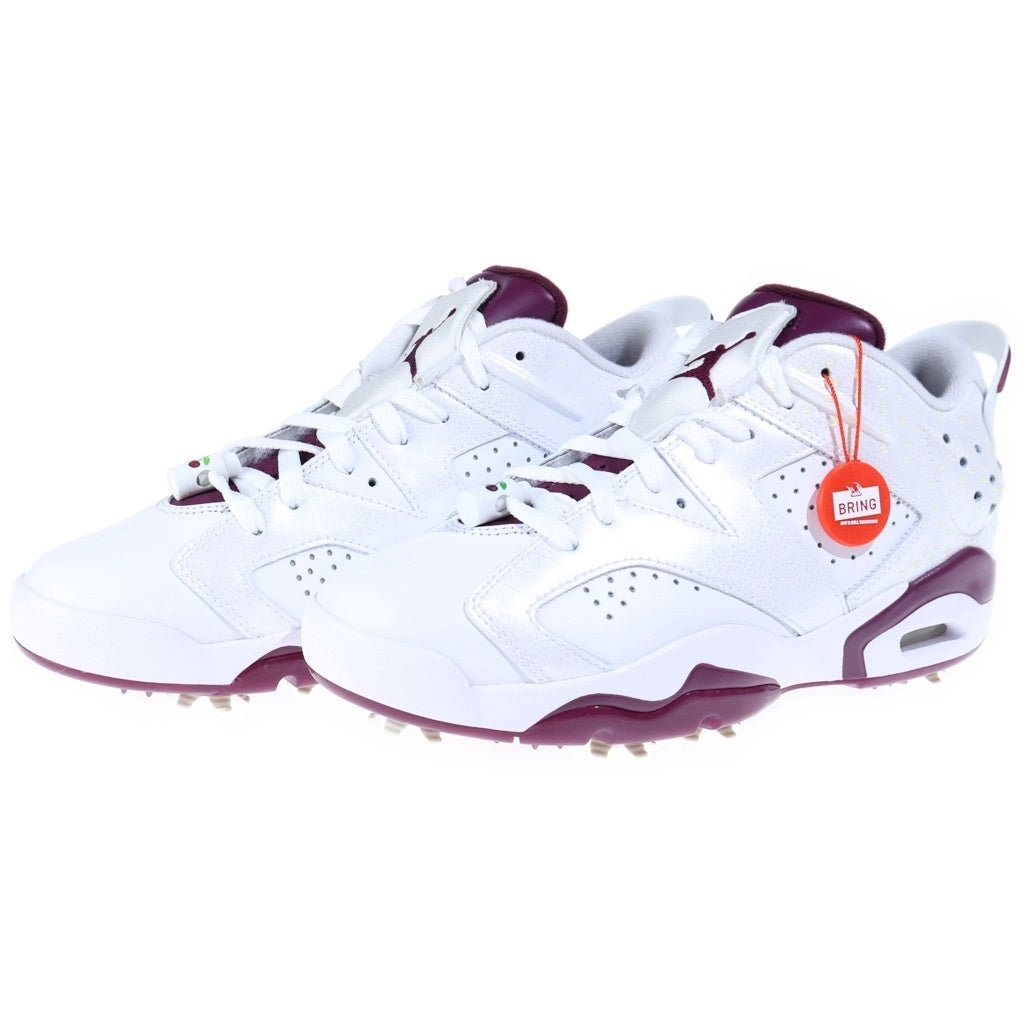 NIKE(ナイキ) AIR JORDAN 6 RETRO LOW GOLF エアジョーダン6 レトロ ロー ゴルフ NRG ホワイト/ボルドー US8.5/26.5cm DV6796-116