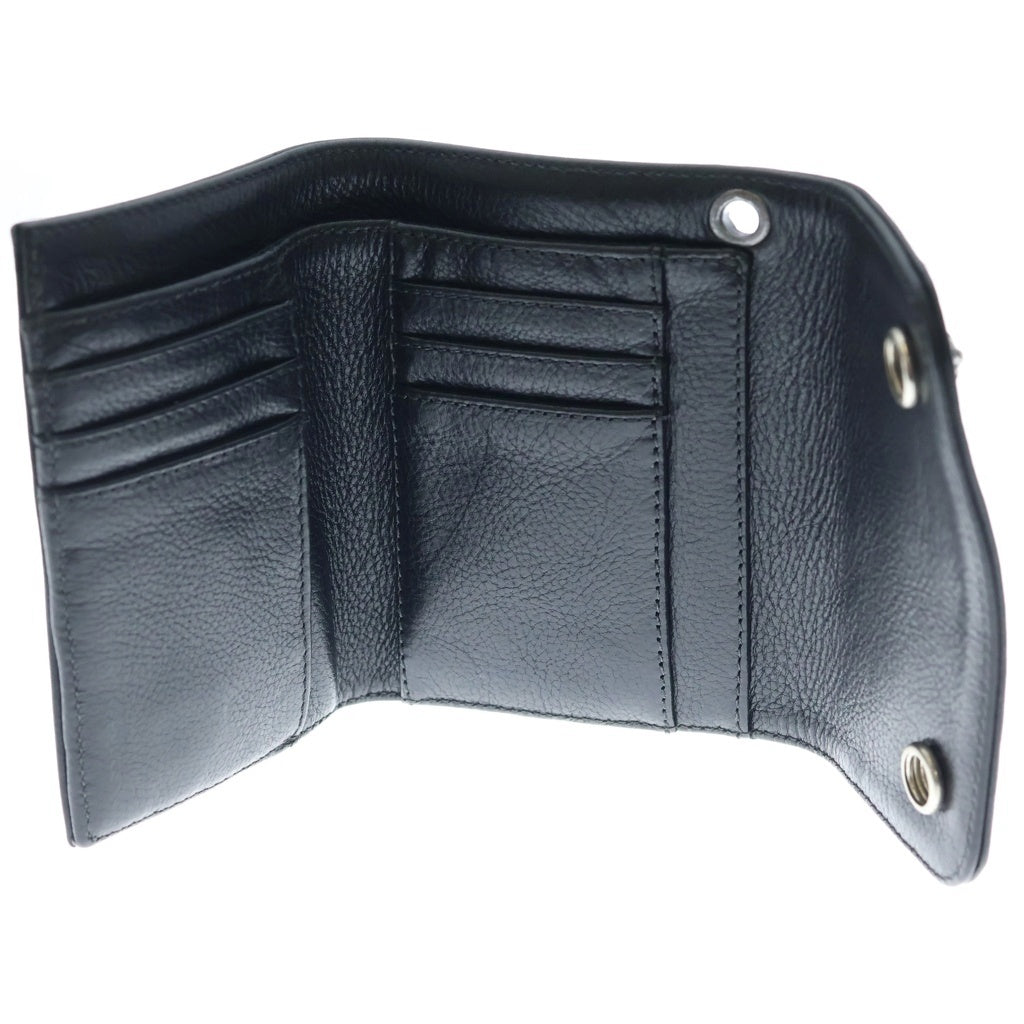 CHROME HEARTS(クロムハーツ) WAVE MINI ウェーブミニ レザーウォレット 財布