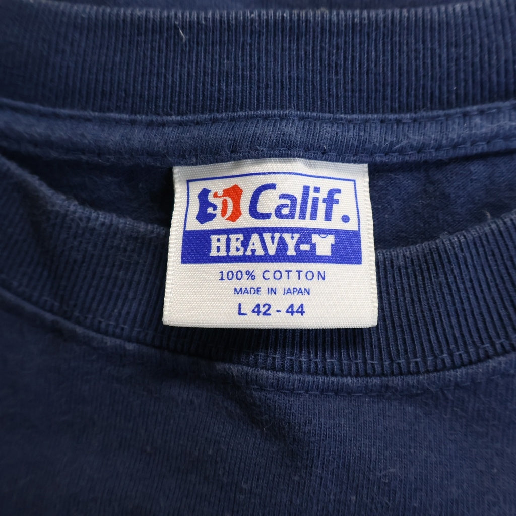 NO BRAND(ノーブランド) 【Standard California】 SD Heavyweight Basic Shield Logo T スタンダードカリフォルニア ヘビーウェイト ベーシックシールドロゴ 半袖Tシャツ カットソー ネイビー