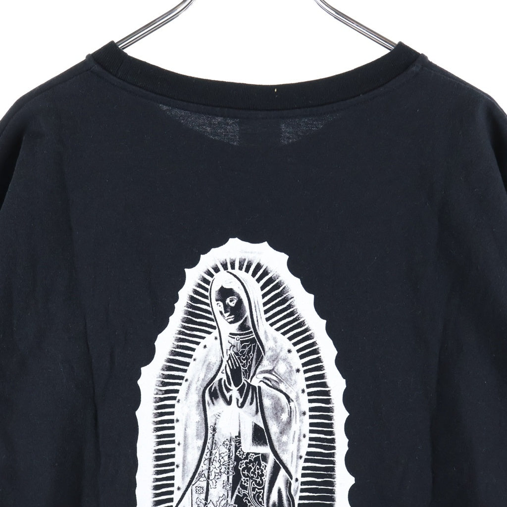 WACKO MARIA(ワコマリア) 26AW WASHED HEAVY WEIGHT CREW NECK T-SHIRT TYPE-1 ヘビーウェイトクルーネック マリア プリント半袖Tシャツ カットソー ブラック 26FWE-WMT-WT01