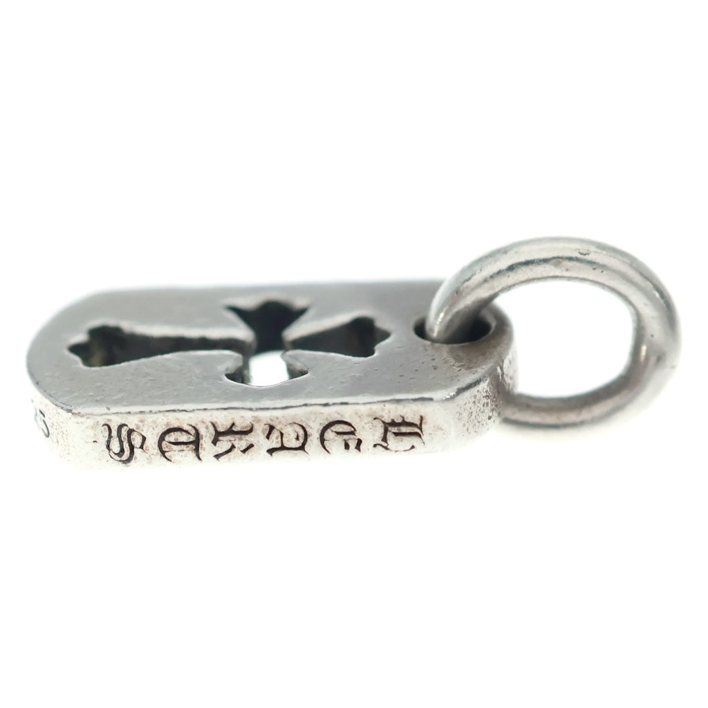 CHROME HEARTS(クロムハーツ) DT TNY CO CRS タイニーカットアウトクロスドッグタグ チャーム ペンダントトップ シルバー