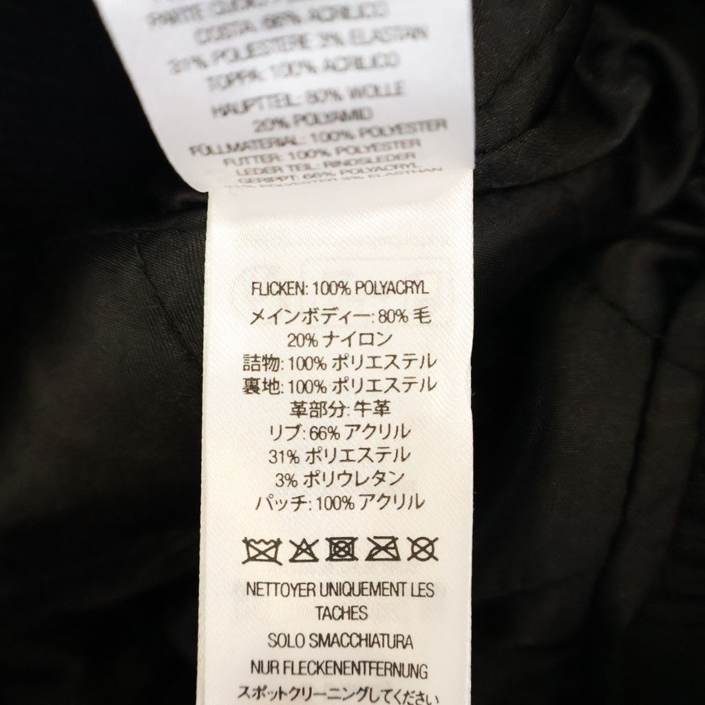 SUPREME(シュプリーム) 25AW ×Number(N)ine Mickey Varsity Jacket ナンバーナイン ミッキー バーシティ ジャケット スタジャン ブラック/グリーン