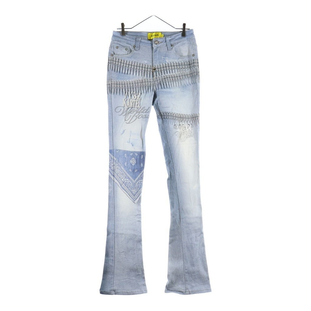 GUAPI(グアピ) WORLD BOSS AMO DENIM ワールド ボス フレアデニムパンツ インディゴ
