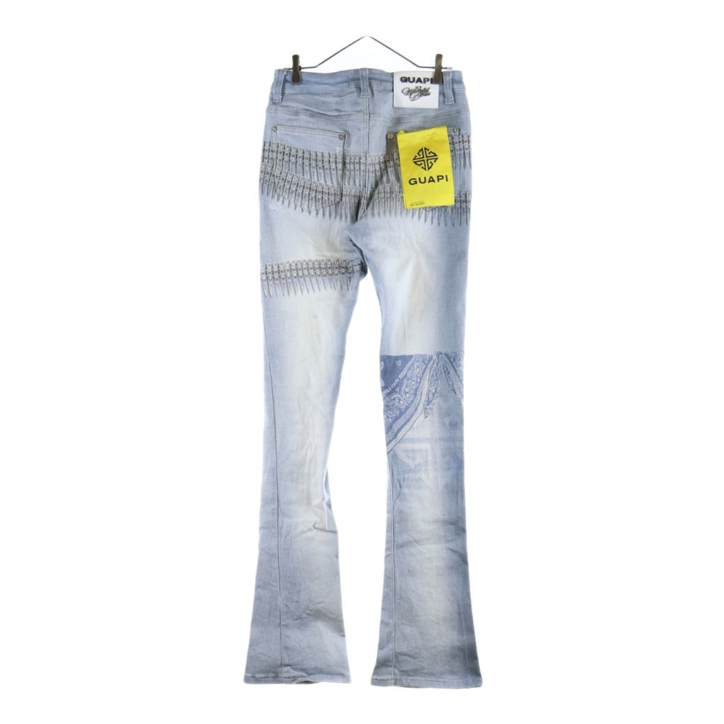 GUAPI(グアピ) WORLD BOSS AMO DENIM ワールド ボス フレアデニムパンツ インディゴ
