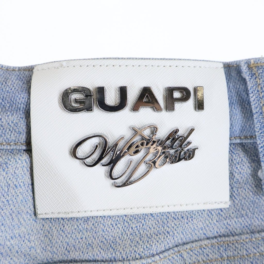 GUAPI(グアピ) WORLD BOSS AMO DENIM ワールド ボス フレアデニムパンツ インディゴ