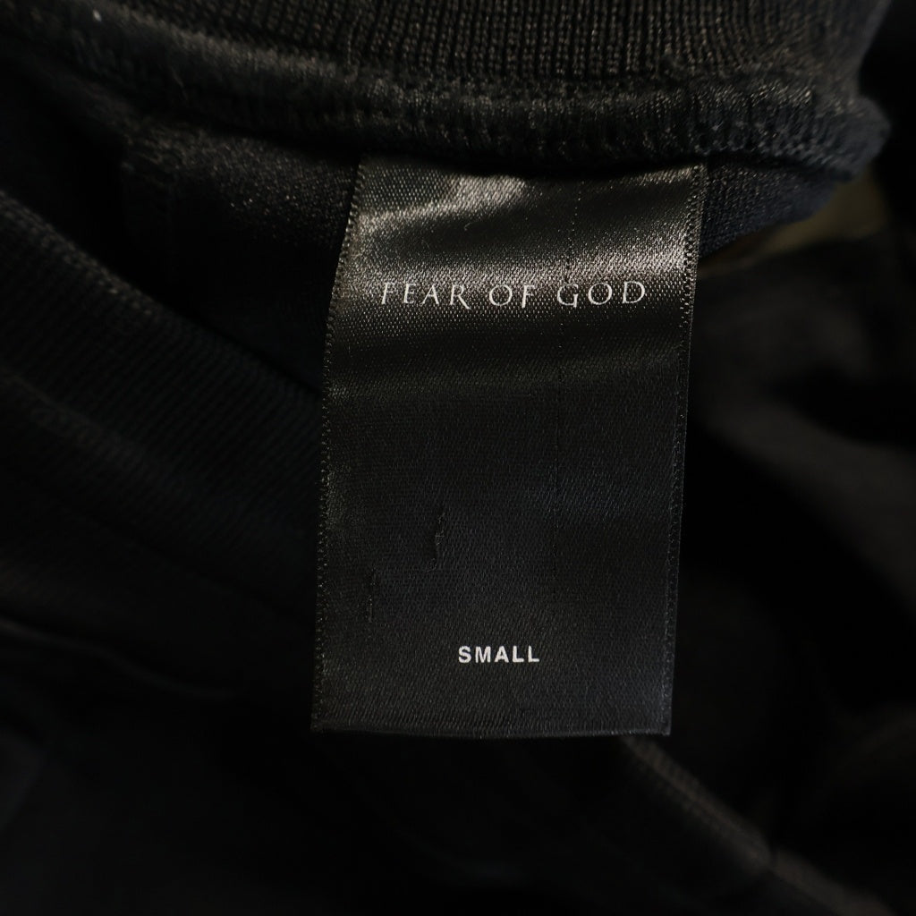 FEAR OF GOD(フィアオブゴッド) 17AW FIFTH COLLECTION Double Stripe Track Pants フィフスコレクション ダブルストライプ ドローストリング トラックパンツ ブラック 5C17DN