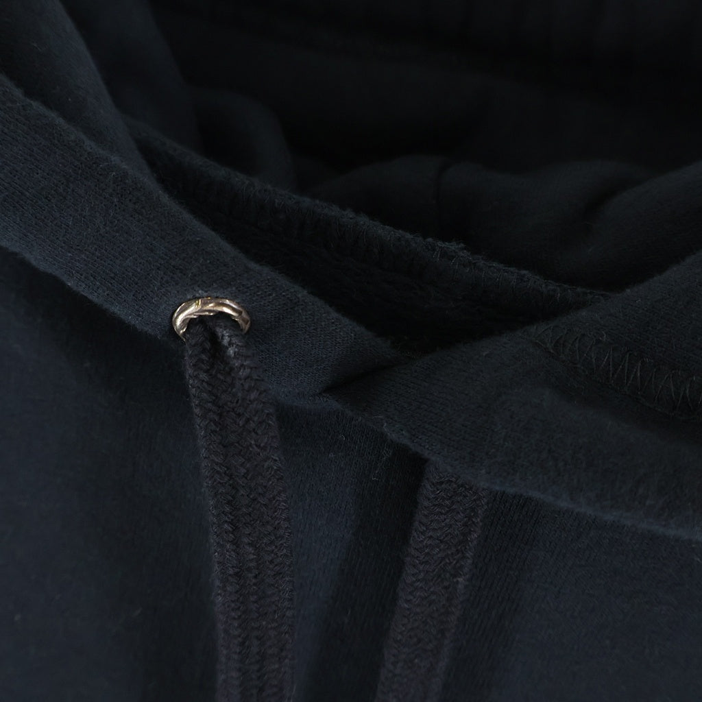 CHROME HEARTS(クロムハーツ) VERTICAL LOGO HOODIE バーティカルロゴ アームロゴプリント スウェット プルオーバーパーカー ブラック