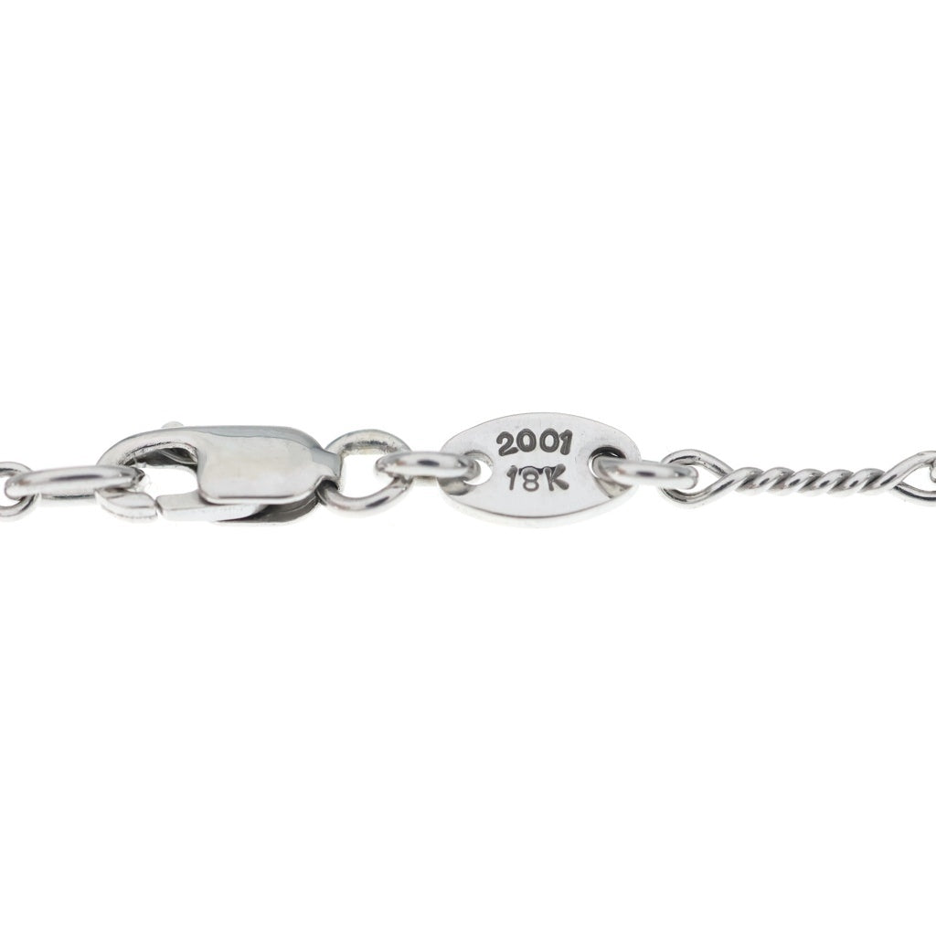 CHROME HEARTS(クロムハーツ) 18KWG NECKCHAIN T22 ツイストチェーンネックレス 22inch ホワイトゴールド