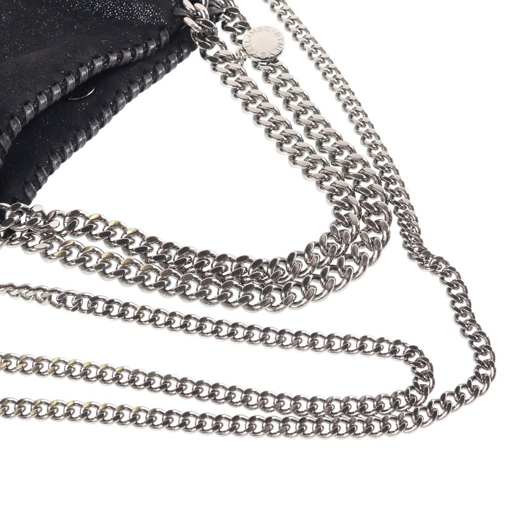 STELLA McCARTNEY(ステラマッカートニー) FALABELLA MINI ファラベラ ミニ チェーン ミニトート フェイクレザー ショルダーバッグ ハンドバッグ ブラック 371223 W9132 レディース