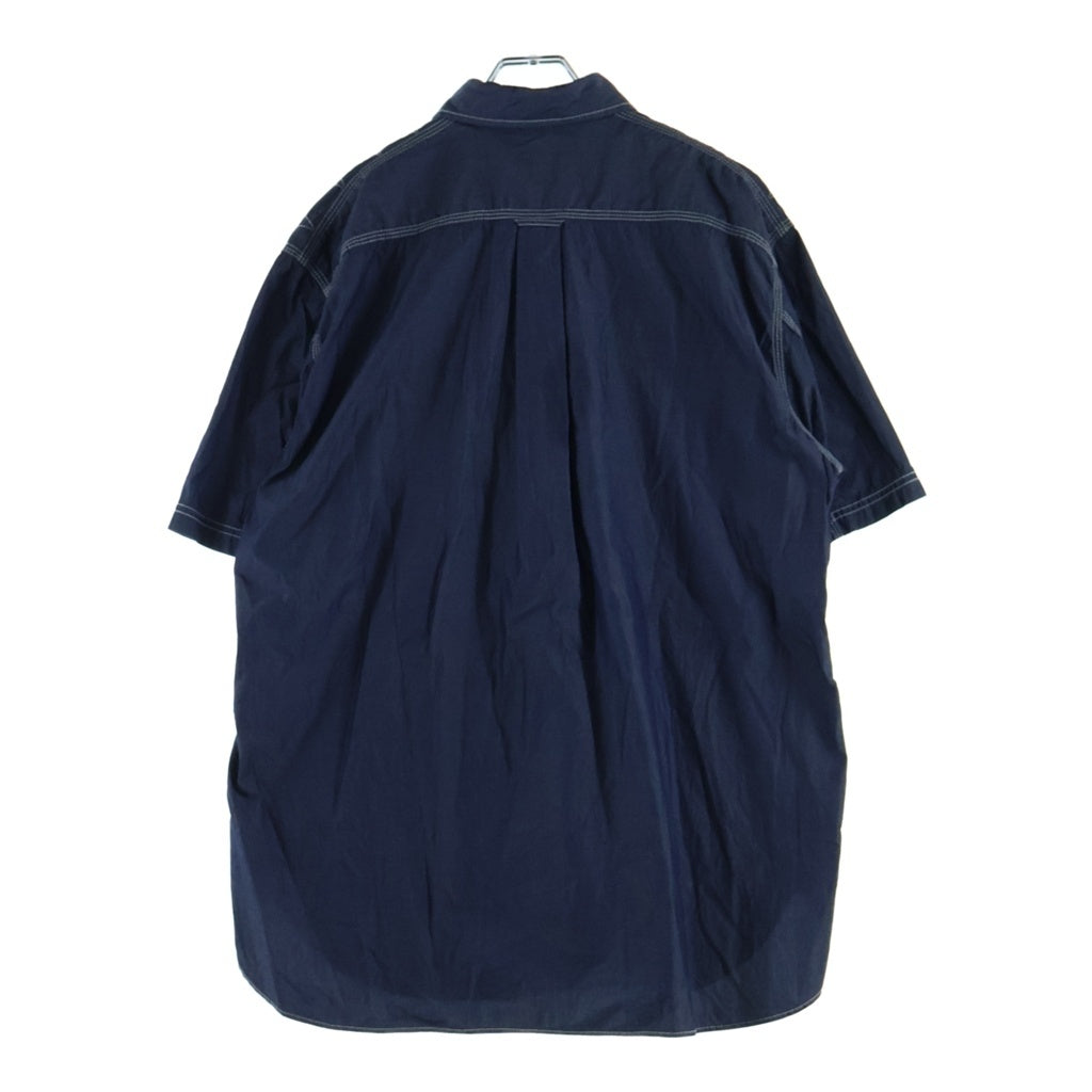 JUNYA WATANABE COMME des GARCONS(ジュンヤワタナベ コムデギャルソン) 24SS コットンツイルシャンブレー半袖シャツ ネイビー WM-B023