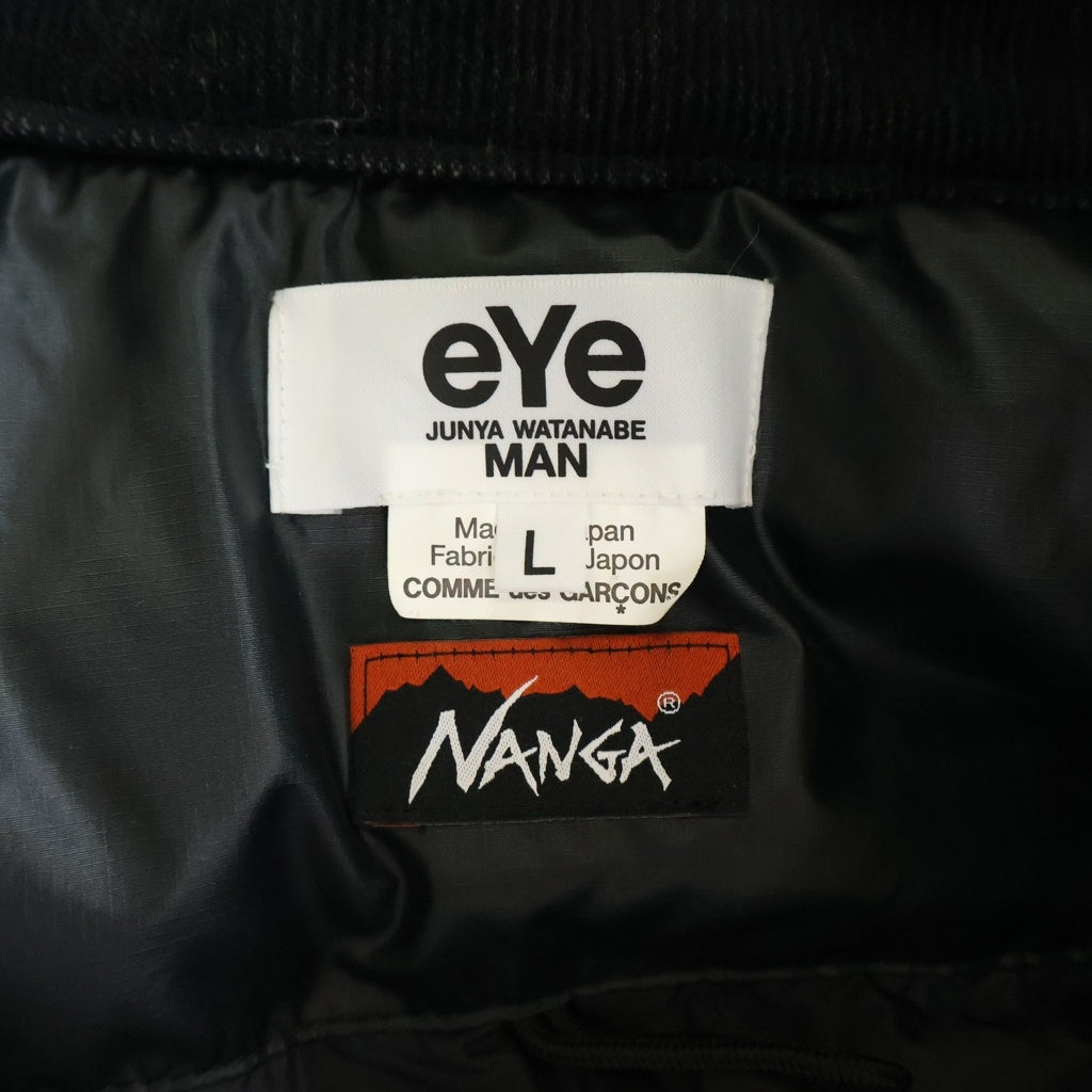 JUNYA WATANABE COMME des GARCONS(ジュンヤワタナベ コムデギャルソン) 23AW ×NANGA RECTANGLER PADDING BAG ナンガ ダウンジャケット オリーブ/ブラック WL-J904