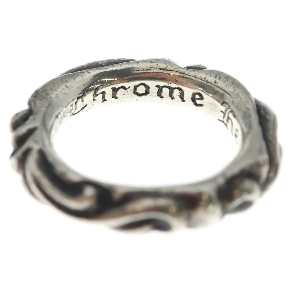 CHROME HEARTS(クロムハーツ) SCRL BAND スクロールバンド リング シルバー BCA351