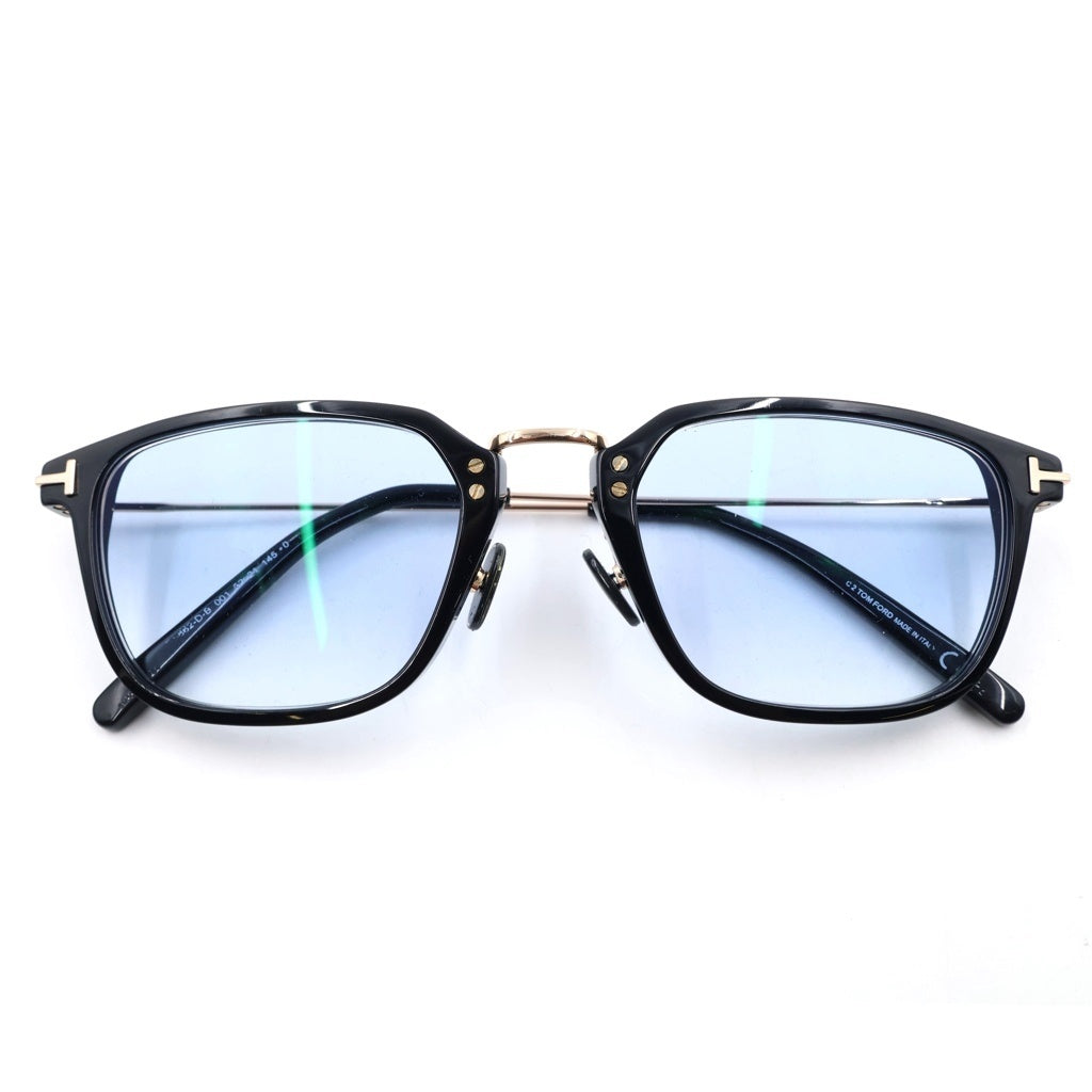TOM FORD(トムフォード) BLUE BLOCK FILTER ブラックフレーム サングラス メガネ 眼鏡 アイウェア TF5862-D-B ※度入り