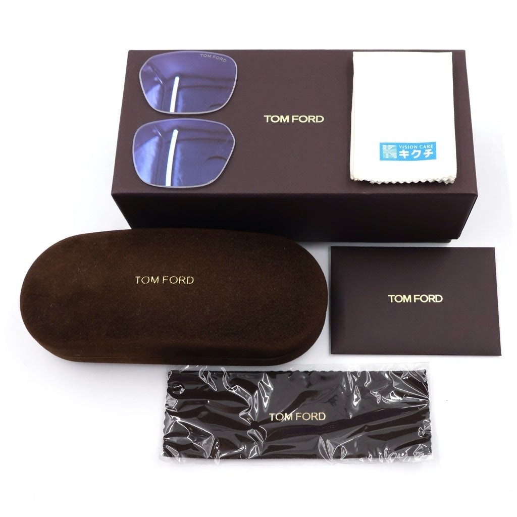 TOM FORD(トムフォード) BLUE BLOCK FILTER ブラックフレーム サングラス メガネ 眼鏡 アイウェア TF5862-D-B ※度入り