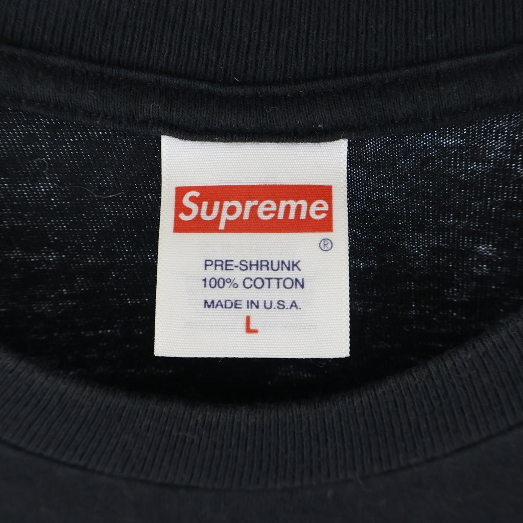 SUPREME(シュプリーム) 23AW Camacho Tee カマチョ プリント クルーネック 半袖Tシャツ カットソー ブラック
