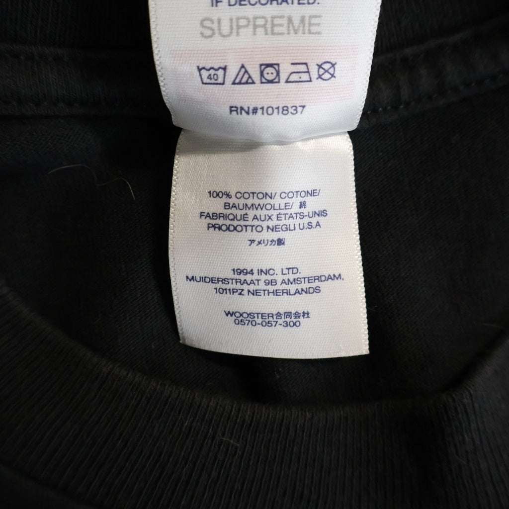 SUPREME(シュプリーム) 23AW Camacho Tee カマチョ プリント クルーネック 半袖Tシャツ カットソー ブラック