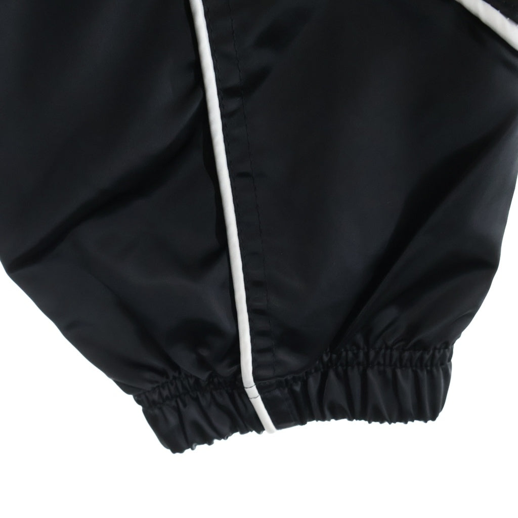 SUPREME(シュプリーム) 25SS Satin Piping Pullover サテン パイピング ハーフジップ プルオーバー ジャケット ブラック