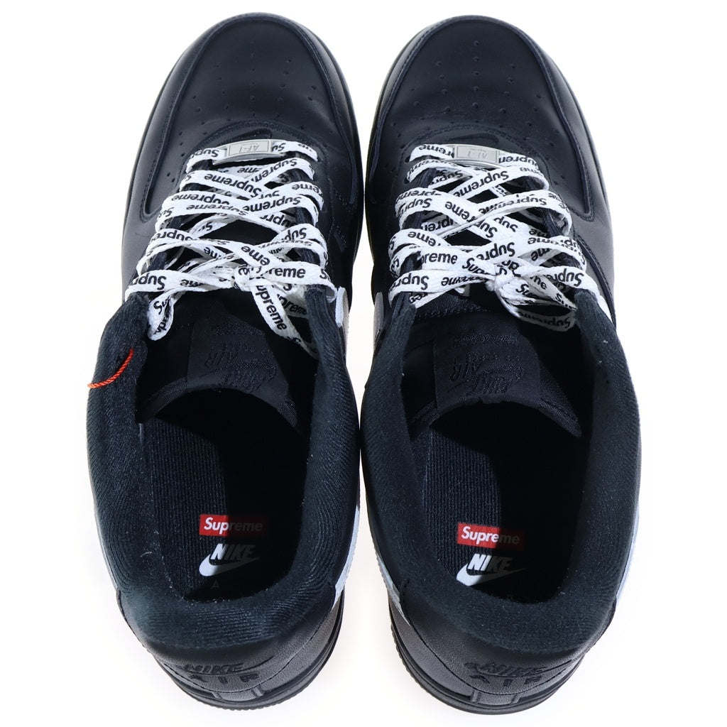 NIKE(ナイキ) ×SUPREME AIR FORCE 1 LOW CU9225-002 エアフォース1 ローカットスニーカー US10/28.0cm ブラック