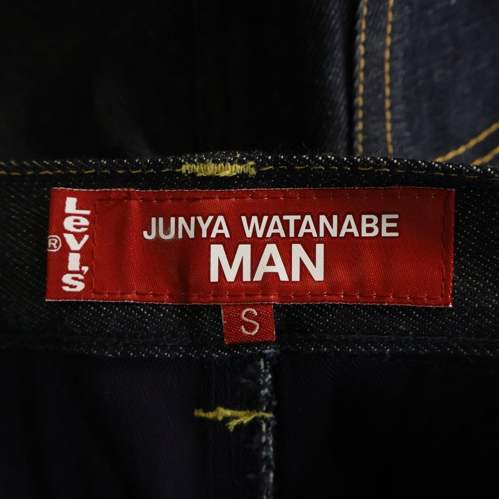 JUNYA WATANABE COMME des GARCONS(ジュンヤワタナベ コムデギャルソン) 24SS ×Levi's WNAME CUSOMT DENIM PANTS ダブルネームカスタム 綿セルビッチデニム インディゴ WM-P201