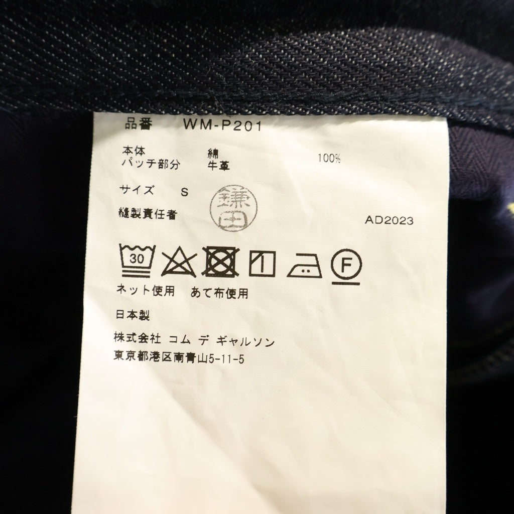 JUNYA WATANABE COMME des GARCONS(ジュンヤワタナベ コムデギャルソン) 24SS ×Levi's WNAME CUSOMT DENIM PANTS ダブルネームカスタム 綿セルビッチデニム インディゴ WM-P201