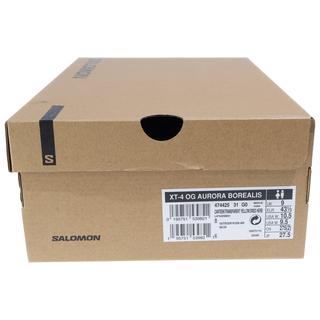 SALOMON(サロモン) XT-4 OG Aurora Borealis Canteen オーロラボレアリス キャンティーン ローカットスニーカー シューズ カーキ 474425 US9.5/27.5cm