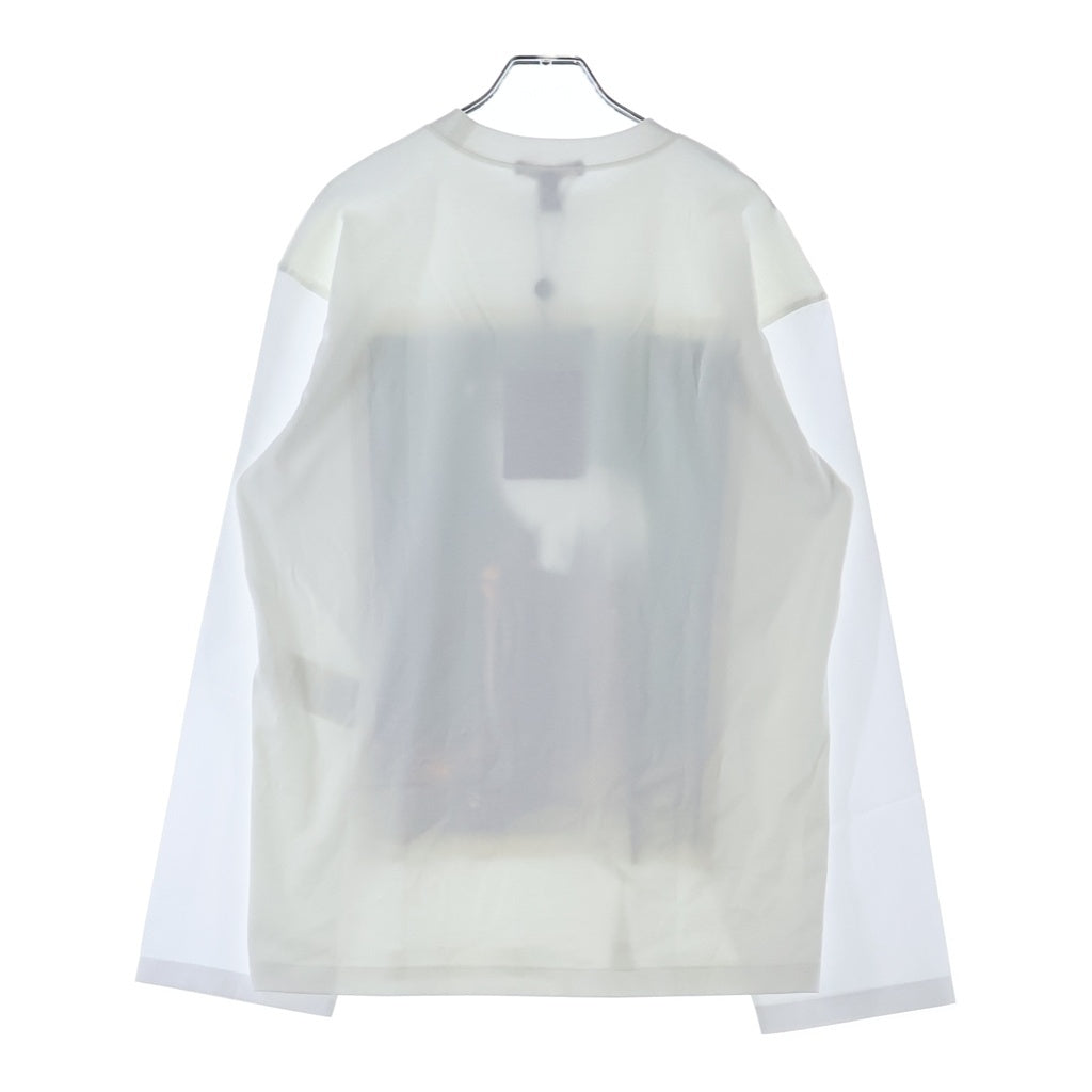 LOUIS VUITTON(ルイヴィトン) 26AW ×Nazar Long-Sleeved Top ナザール ロングスリーブトップ ヤギ プリント長袖Tシャツ レディース ホワイト 1AKXM6