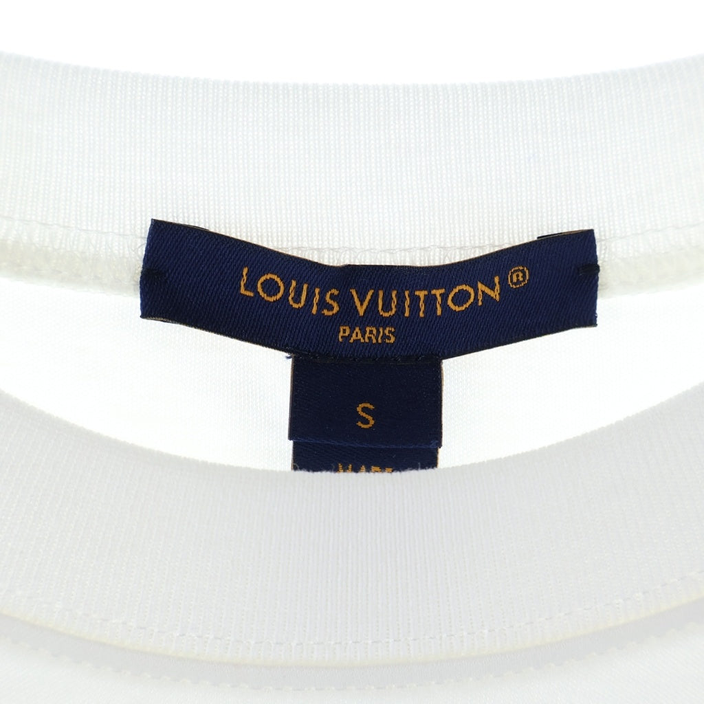 LOUIS VUITTON(ルイヴィトン) 26AW ×Nazar Long-Sleeved Top ナザール ロングスリーブトップ ヤギ プリント長袖Tシャツ レディース ホワイト 1AKXM6