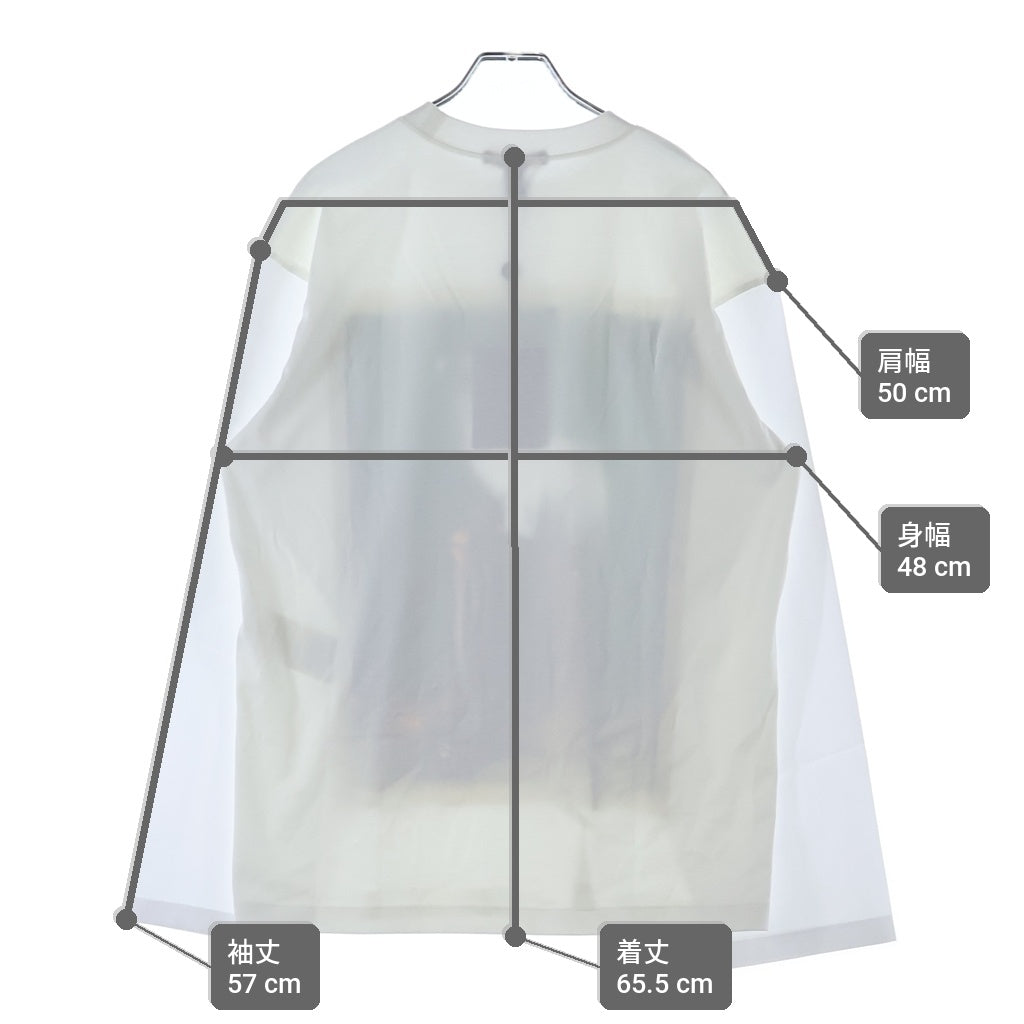 LOUIS VUITTON(ルイヴィトン) 26AW ×Nazar Long-Sleeved Top ナザール ロングスリーブトップ ヤギ プリント長袖Tシャツ レディース ホワイト 1AKXM6