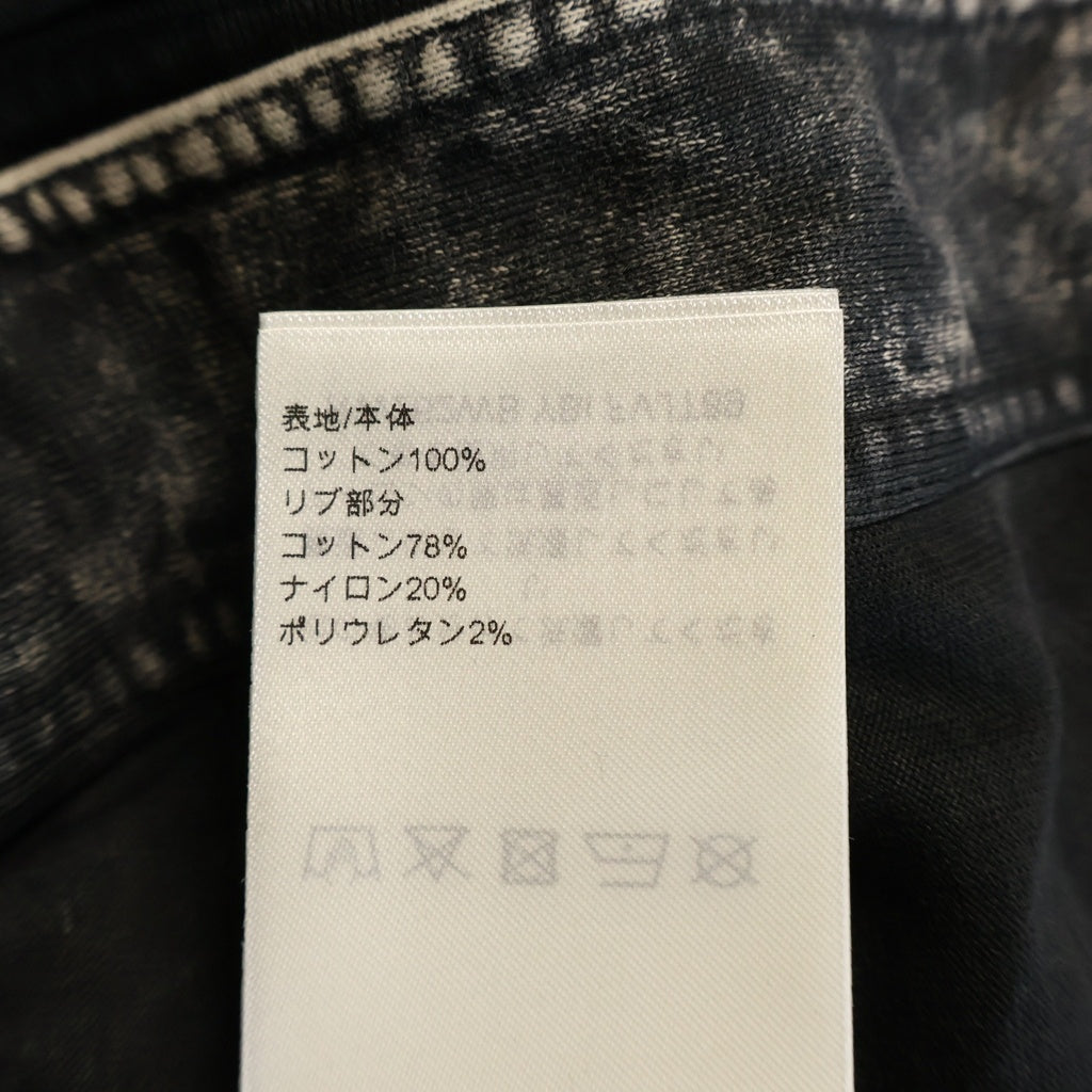 LOUIS VUITTON(ルイヴィトン) 26AW Denim Patchwork T-Shirt デニムパッチワーク 半袖Tシャツ カットソー レディース ブラック 1AKXKM