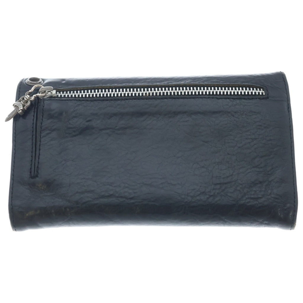 CHROME HEARTS(クロムハーツ) WAVE ウェーブ レザーウォレット 財布 ブラック