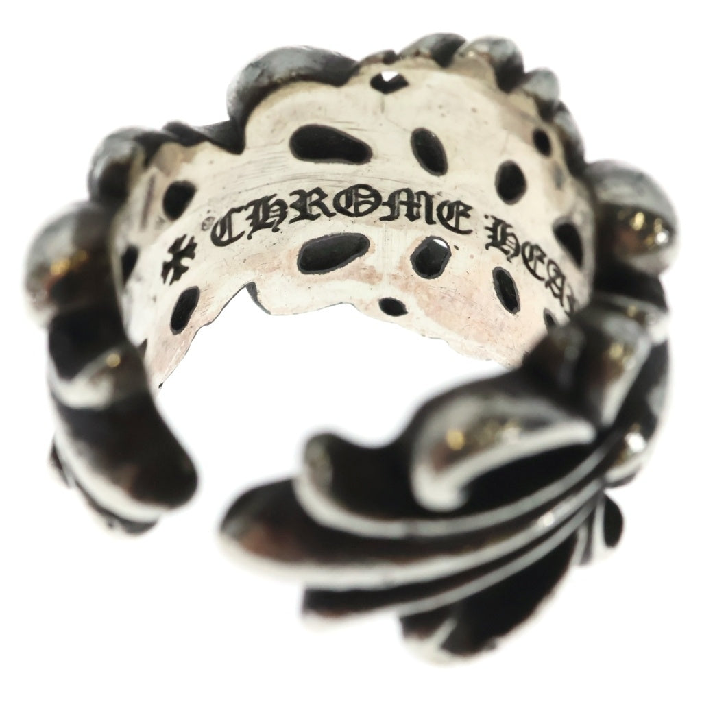 CHROME HEARTS(クロムハーツ) DBL FLRL CRS ダブルフローラルクロス リング シルバー BCA390
