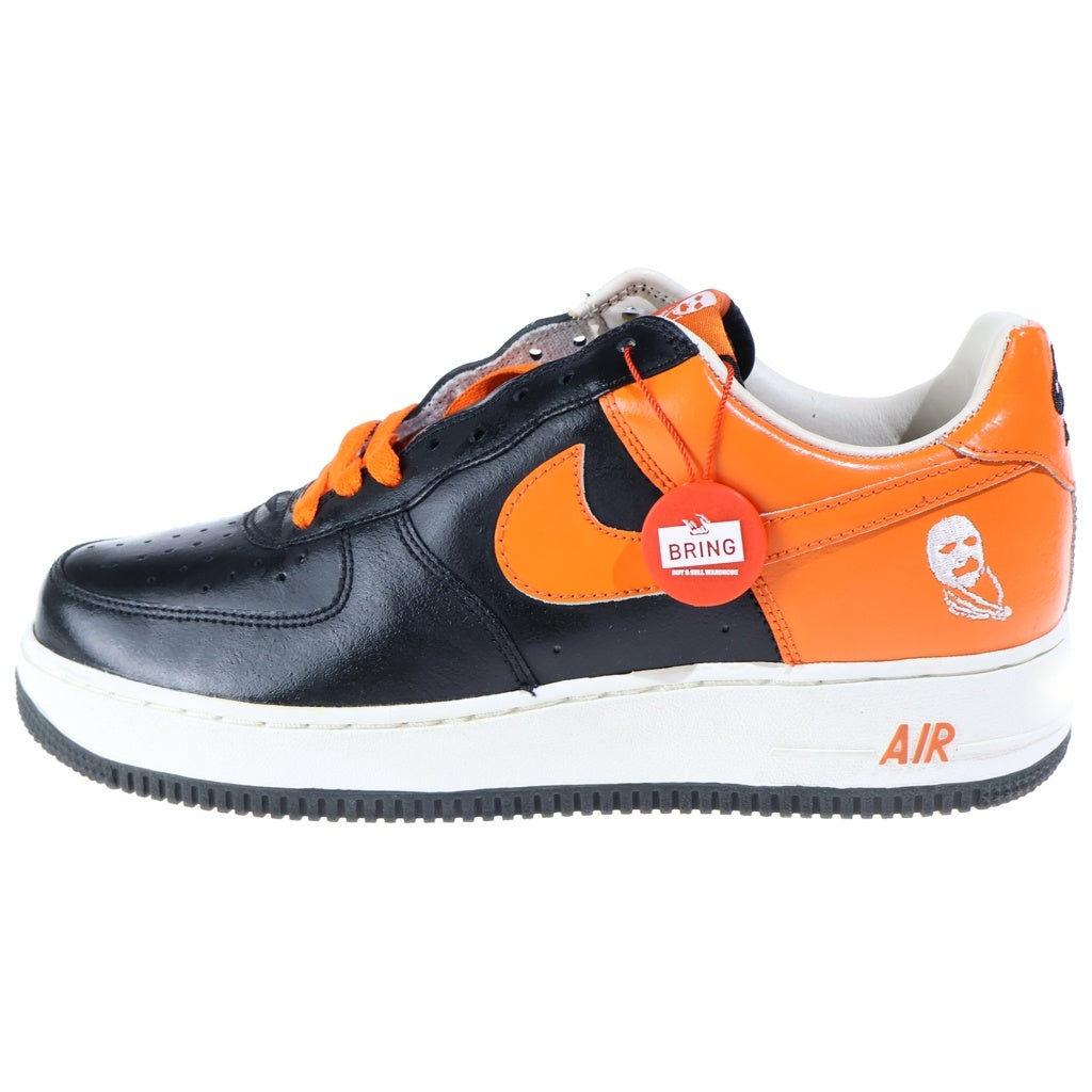 NIKE(ナイキ) 【観賞用 2005年製】 AIR FORCE 1 LOW PREMIUM HALLOWEEN エアフォース1 ロー ハロウィン ローカットスニーカー シューズ ブラック/オレンジ US9/27cm 312945-081