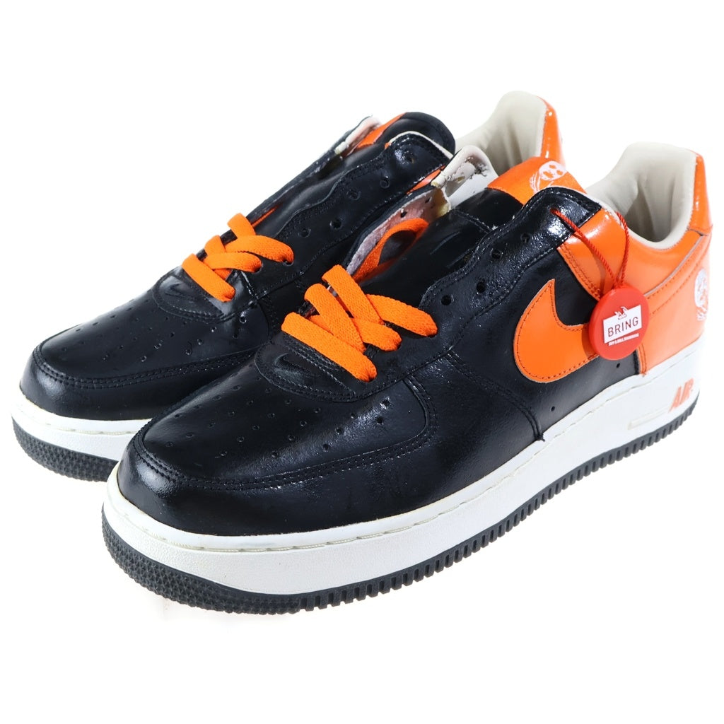 NIKE(ナイキ) 【観賞用 2005年製】 AIR FORCE 1 LOW PREMIUM HALLOWEEN エアフォース1 ロー ハロウィン ローカットスニーカー シューズ ブラック/オレンジ US9/27cm 312945-081