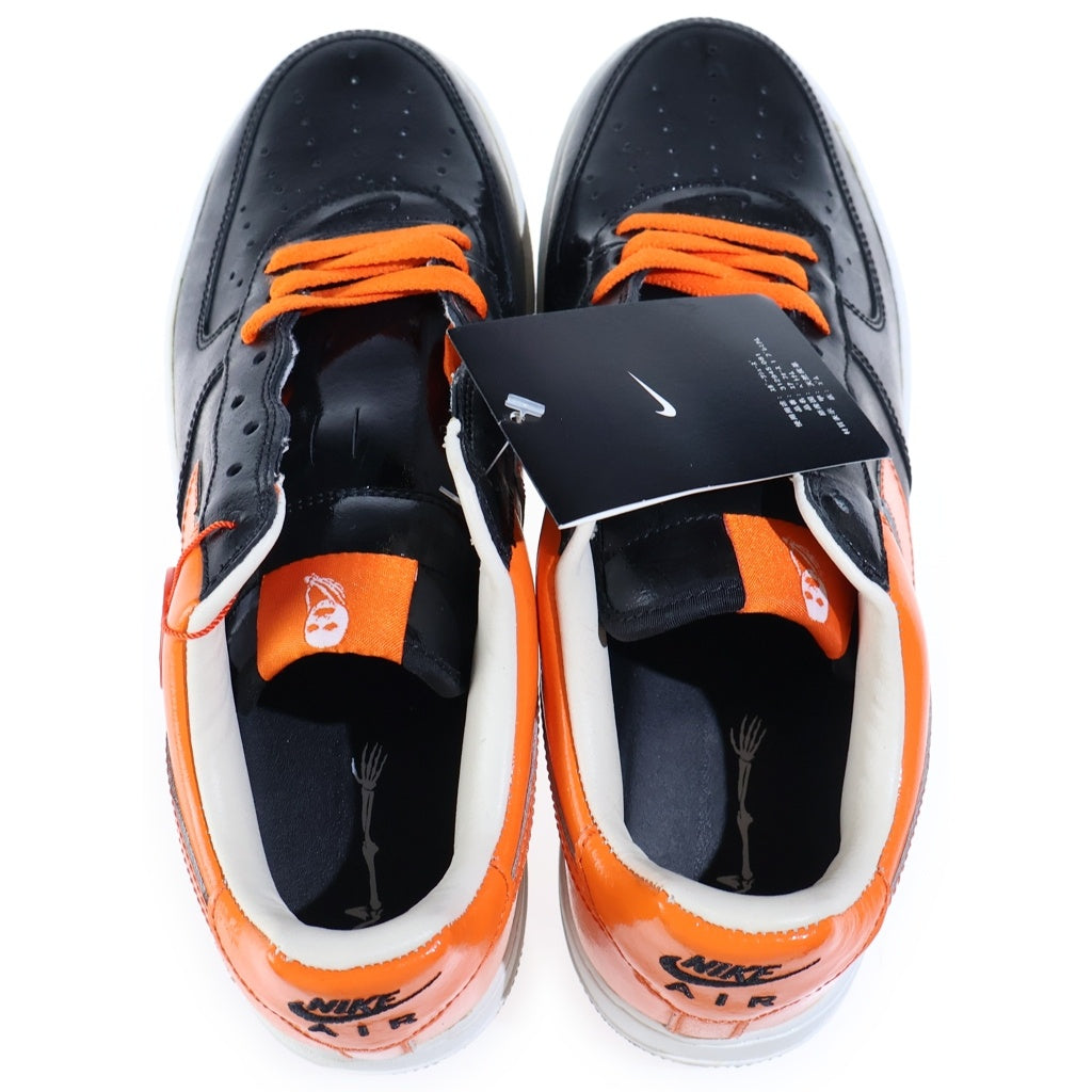NIKE(ナイキ) 【観賞用 2005年製】 AIR FORCE 1 LOW PREMIUM HALLOWEEN エアフォース1 ロー ハロウィン ローカットスニーカー シューズ ブラック/オレンジ US9/27cm 312945-081