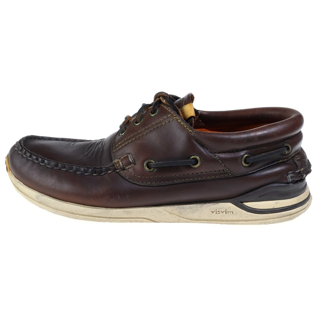 VISVIM(ヴィスヴィム) 【観賞用 2012年モデル】AMERICANA DECK-AMERICANA DECK CREPE-FOLK アメリカンデックフォーク デッキシューズ ブラウン 0112302002007